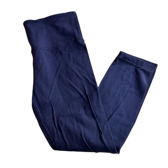 Athleta Elation Navy Blue Size Small Capri Cropped Athletic Leggings Soft - Picture 5 of 5